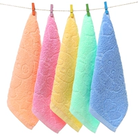 Хлопковый носовой платок домашнего использования для детского сада, хлопковое средство детской гигиены для умывания, полотенце, 5 шт