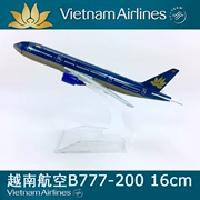 16 cm máy bay hợp kim mẫu Vietnam Airlines B777-200 Việt Nam mô phỏng tĩnh máy bay chở khách mô hình mô hình bay đồ trang trí