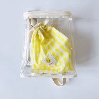 Желтая прозрачная сумка (исключая интерьер)