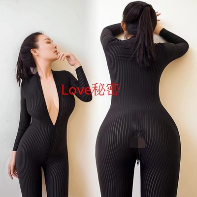 情趣内衣女性感连体衣开裆露乳情趣套装sm骚透视装野外露出干爹爱-淘宝网