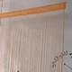 Rèm hạt Rèm cửa Rèm nhựa ngọc trai Phòng tắm Lối vào phòng khách Rèm phân vùng Rèm treo rèm sợi chỉ bạc Rèm tua rua màn cửa hạt gỗ