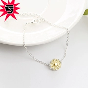 Phiên bản Hàn Quốc của vòng tay hoa cúc nhỏ màu vàng đơn giản và đáng yêu Vòng đeo tay nữ Nhật Bản và Hàn Quốc Trang sức ngọt ngào Hàn Quốc Trang sức bán buôn