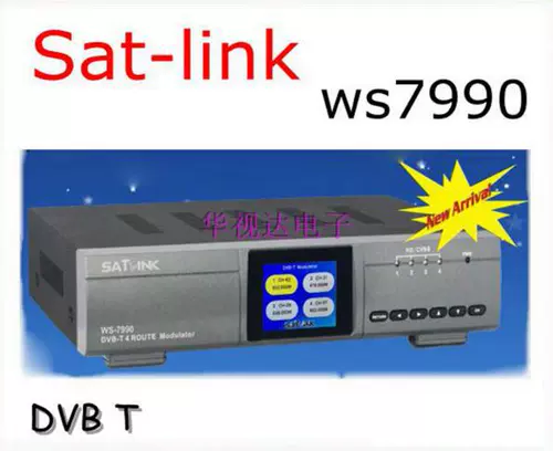 Satlink WS-7990 Четыре маршрута COFDM HD Модулятор RF DVB-T Модулятор