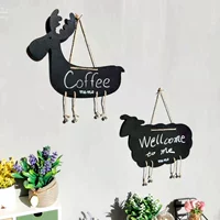 Creative Добро пожаловать в бренд маленьких магазинов Blackboard Hanging с декоративными номерами, отказался платить за просьбу беспроводной сети