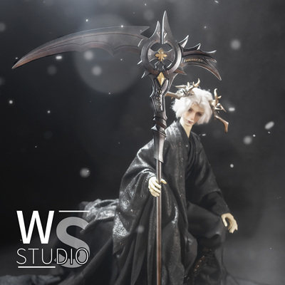 taobao agent 五声工作室 Sickle three points, four -point, six points Custom BJD props accessories weapon baby