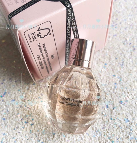 Сладкая леди ладан!Vikor Rolf Witrov Flower Bomb Light Percument Q Версия женская атака. Образец 7 мл