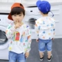 Bé chống nắng quần áo nam 1-3 tuổi cậu bé triều thở 4 Hàn Quốc phiên bản của phần mỏng của da nước ngoài quần áo ngoài trời kem chống nắng quần áo mới shop quan ao tre em