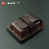 Кожаная зажигалка ручной работы, индивидуальный ретро чехол, делается под заказ