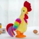 đồ chơi plush nhạc điện trẻ em bén gào thét gà trống gà gà nhảy múa búp bê búp bê búp bê để xoa dịu