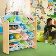 Tất cả các đồ chơi tốt khung khay trẻ em sắp xếp giá lưu trữ tủ nhựa màu xanh lá cây lưu trữ tủ Lean 1270