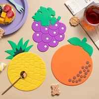 Высокоэлементная сетка сетка красные анти -хот -метры милые фруктовые блюдо -инсуляция домашняя чаша для подушки подушка подушка Силикон