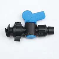 Φ16 блокировка мягкого ремня мать -кросс -кросс -клапан (синий маленький корпус)