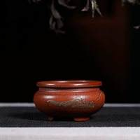 Đài Loan trở lại cũ màu tím cát chậu hoa Cộng Hòa của đất nước handmade handmade antique bùn màu tím sơn chậu hoa đặc biệt cung cấp bộ ấm trà đất nung giá rẻ