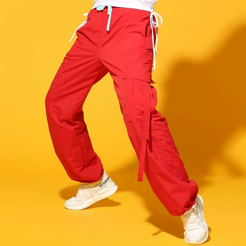 Летние спортивные штаны для спортзала для отдыха, высокая талия, свободный прямой крой