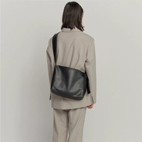 Японская минималистичная вместительная и большая небольшая сумка через плечо, дизайнерская сумка на одно плечо, квадратные бретели