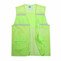 Чистая пряжа отражает жилет фрукты зеленый