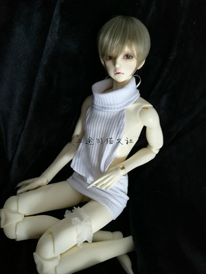 taobao agent Cat also BJD SD baby clothing 1/6 1/4 1/3sd17 Dragon Soul Uncle Lady Katsie Gao Needle Back Sweater T -shirt