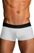 Mùa hè mới của nam giới thời trang rộng vành phẳng trắng boxer quần bơi đồ bơi áo tắm quần bơi mùa xuân quần short nóng - Nam bơi đầm