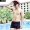 Quần bơi nam đặc biệt võ sĩ phiên bản Hàn Quốc với kích thước lớn eo thấp thả lỏng cơ thể thể thao chuyên nghiệp với mũ bơi suối nước nóng - Nam bơi đầm