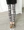 Mùa xuân và mùa thu sữa lụa chà nhám in xà cạp phụ nữ mặc đàn hồi mỏng kích thước lớn chân quần mỏng chân quần quần dài nữ hàn quốc