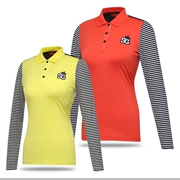 Ưu đãi đặc biệt 2019 xuân mới Hàn Quốc mua quần áo golf nữ SEBASTIA * áo thun sọc dài tay - Thể thao sau