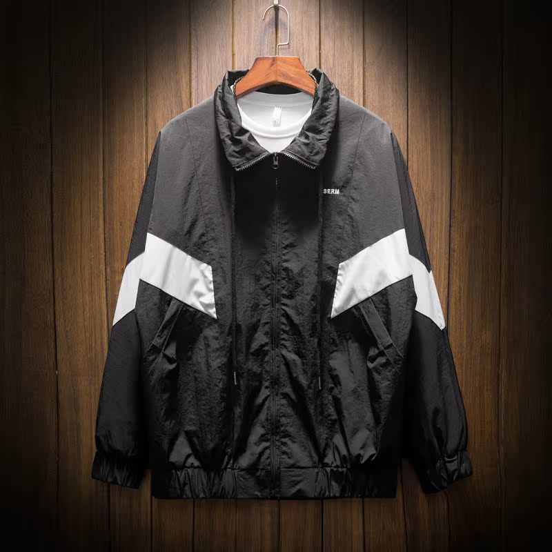 秋季新款蝙蝠袖夹克 男士开衫上衣外套潮 挂拍 a406 jk22 p85