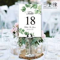 Пользовательская карточка для листа Eugali Leaf Card Свадебная карта Свадебная банкет на день рождения бренд SCHI -TAIWAN Карта Годовой карты встреч