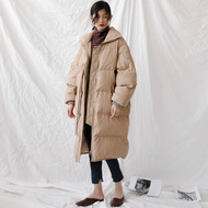 Bánh mì quần áo nữ 2018 mới áo khoác mùa đông Hàn Quốc phiên bản của phần dài của dày 袄 xuống bông độn chống mùa đầu gối áo mẫu áo phao nữ đẹp 2021