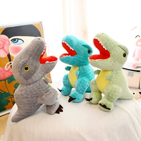 Плюшевый динозавр, реалистичная маленькая игрушка, успокаивающая милая тряпичная кукла для мальчиков, тираннозавр Рекс, подарок на день рождения
