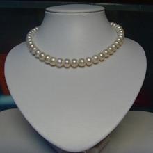 Жемчужное ожерелье 10 - 11 Мм натуральное ожерелье пресноводное жемчужное ожерелье модное ожерелье