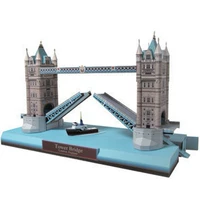 Kiến trúc cổ điển thế giới London Thames Bridge London Bridge Mô hình giấy 3D Mô tả giấy DIY - Mô hình giấy 	mô hình giấy pokemon