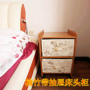 Jiuchuan tre bàn cạnh giường ngủ với ngăn kéo đơn giản hiện đại với ròng rọc tủ đầu giường tủ lưu trữ tủ rack