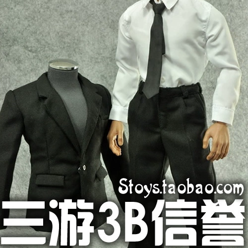 Sanyou ZY 1/6 Черный костюм поддерживает HT TTM19 мышечный корпус, дающий ремень
