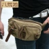 Túi thắt lưng mới của nam giới tám túi vải hoang dã túi vải thời trang Hàn Quốc của phụ nữ du lịch ngoài trời túi giải trí túi đeo ngực túi nam túi nhỏ - Túi của con người Túi của con người