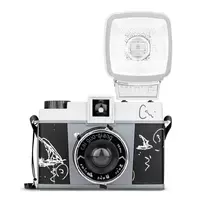 Lomo máy ảnh + flash Diana F + Guo-Qiang Cai Guoqiang đặc biệt phiên bản giới hạn quà tặng mini instax 11