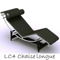 Nội thất cổ điển hiện đại  Ghế tựa dài LC4  Ghế phòng chờ Chaise  da - Đồ nội thất thiết kế ghế tựa bệt