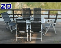 ZD-5260, bàn ghế ngoài trời bằng kim loại, bàn ghế sân vườn, ô dù ngoài trời, ô che nắng, ô ngoài trời - Bàn ghế ngoài trời / sân ghe ngoai troi