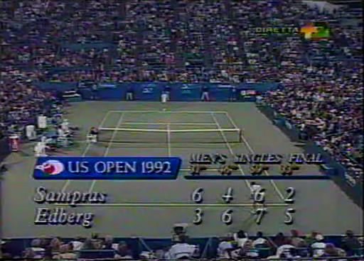 1992 US OPEN FINALS SAMPRAS-EDBOG 