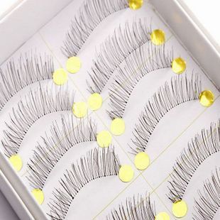 taobao agent Woven transparent false eyelashes, no trace, 1 pair