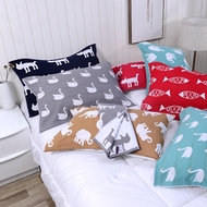 Tinh khiết bông gạc gối đơn giản thời trang hiện đại dành cho người lớn vài bông gối khăn 52 * 75 cm cặp