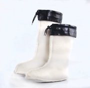 Giày đi mưa bằng vải bông đặc biệt ấm áp lót bông mùa đông cộng với giày bông có thể tháo rời cộng với bông ấm ủng mưa đặt giày đi mưa