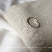 [Khác] gốc CHIC retro Hy Lạp thư sterling silver ring Thái bạc mở vòng nữ S143