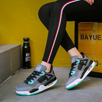 Giày retro mang phong cách Hong Kong Nữ sinh viên hoang dã Giày cao gót bóng rổ cao cấp Hàn Quốc 2018 giày nữ cao cổ