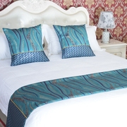 Khách sạn bộ đồ giường khách sạn phê duyệt cao cấp khách sạn khách sạn khăn trải giường giường cờ giường đuôi pad giường bìa bảng cờ