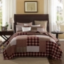 Châu Âu bông flannel bông giường bông bao gồm ba mảnh tấm dày bông chăn giường chăn bông - Trải giường ga giường màu xám