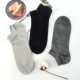 Cotton XL phần mỏng thể thao khử mùi thuyền socks nam mùa hè thấp để giúp vớ cotton độ ẩm wicking của nam giới quá khổ vớ Vớ bông