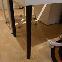 Ikea Старые ножки на столе регулируются (60-90 см черно-белое серебро)