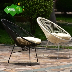 Ngoài trời đồ nội thất patio biệt thự vườn ban công sắt rèn bàn ghế sáng tạo trứng ghế đơn giản hiện đại giải trí ghế Châu Âu và Mỹ