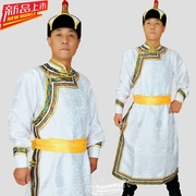 Dân tộc thiểu số Mông Cổ áo nam quần áo mới Mông Cổ quần áo nam Mông Cổ dành cho người lớn hiệu suất hiện đại quần áo khiêu vũ