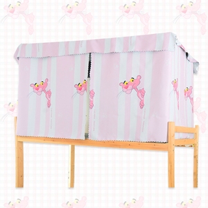 Mới ký túc xá giường rèm cửa ins công chúa gió nữ phòng ngủ màn rèm phim hoạt hình dưới bunk bed hồng leopard